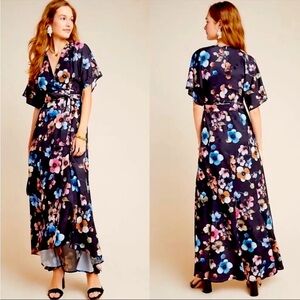Anthropologie hutch water color dress